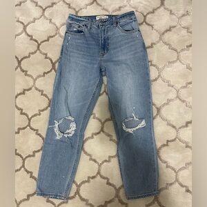 Classic Blue Distressed Jeans